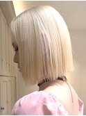 3974ニュアンスカラーグラデーションハイトーンカラーボブ