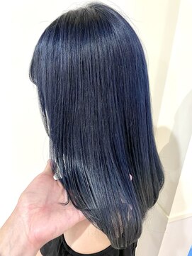 ネオリーブ ロア 鶴川店(NEOLIVE ROA) サファイア×ブリーチ/デザインカラー