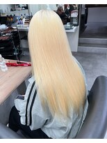 ベレーザ 渋谷(BELEZA)&nbsp;5126ニュアンスカラー艶髪ハイトーンシルキーベージュオンブレ