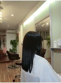 サラサラ 黒髪 ストレート♪