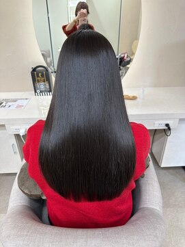 ドロシー 郡山桑野店(Dorothy) イメチェンハッシュカットフルバング似合わせレッドブラウン