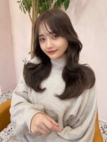 ボタン シブヤ(VOTAN SHIBUYA) オリーブ/グレージュ/韓国ヘア/渋谷/レイヤー/顔まわり