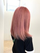 ヘアショップ エヌアンドエー 久喜菖蒲店(hair shop N&A) サラ艶ストレート#2 ピンクブラウン/透明感カラー/シースルー