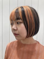 モリオフロムロンドン 大宮店(morio from London)&nbsp;セクションカラー×オレンジ　【村田】