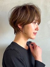 パッション フォー ヘアー 並木店(Passion for hair) 大人ショートボブ×マロンブラウン×白髪染め@30代@40代@50代