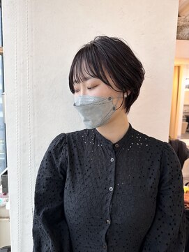 トッカ ヘアアンドトリートメント 難波店 小顔似合わせカット愛されクールショート20代/30代40代50代/難波