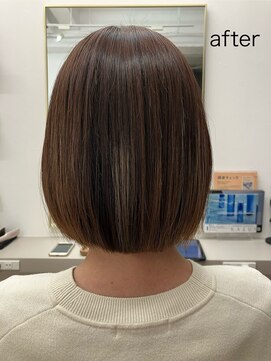 アルビス(arbis) 白髪ぼかし/ショート/ショートカット/ショートボブ/縮毛矯正