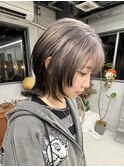 ルーツカラー + ウルフショート