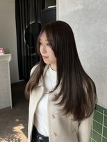 リコル(Licol)&nbsp;ブリーチなしダブルカラー/オリーブベージュ/レイヤーカット