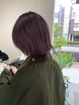 ツバメ ヘアー(TSUBAME HAIR) ツヤ感春のボルドーカラー