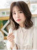イヤリングカラー小顔ひし形レイヤーカットc6志木20代30代40代