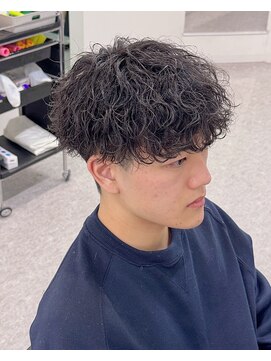 ブライト(BRIGHT) マッシュ波巻きスパイラルパーマ