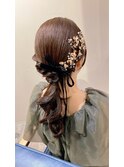 ☆*:.結婚式お呼ばれアレンジ.:*☆