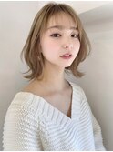切りっぱなしくびれヘア大人ミディ