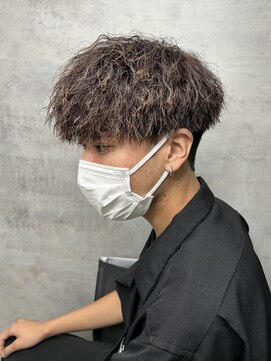 ネクスト 静岡店(NEXT) MEN'S HAIR/ブルーブラック/スペインカール/韓国マッシュ