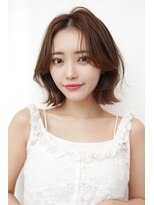 エースハバナ 渋谷(1 HAVANA)&nbsp;チョコグレージュ/20代30代大人かわいい/ミディアムレイヤー