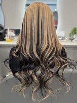 エルビービューティーサロン(LB Beauty Salon)&nbsp;ブラック×ミルクティー★アンブレラカラー【池袋駅】