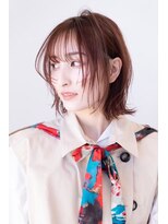 ケアリー 練馬(Carelly)&nbsp;デザインカラー/レイヤーカット/ウェットヘア/オリーブベージュ