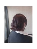 ボブウェーブ巻きスタイル