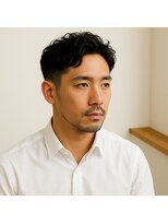 スープレックス ヘアーデザイン(SOUPREX HAIR DESIGN)&nbsp;大人メンズビジネスパーマスタイル　20代 30代 40代 50代 60代