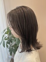 ルカ リノア(Luca lino:a)&nbsp;外はねミディ×オリーブベージュ