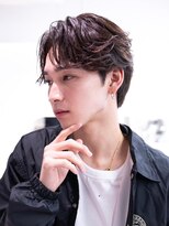 ケアリー 練馬(Carelly)&nbsp;ツイストパーマ七三オールバックマッシュウルフスリークショート