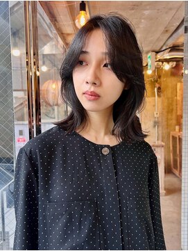 ヒュージ 三軒茶屋(huge) レイヤーカット/ニュアンスパーマ/レイヤーパーマ/レイヤー