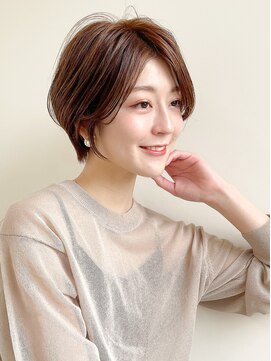 ヌリ 錦糸町(NuRI) ◎前下がりショートボブハンサムショートカットカラーパーマケア