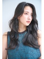 little 光の森【11/28 NEW OPEN(予定)】 艶髪ウェーブブルーブラックロング