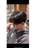毛流れセンターパート