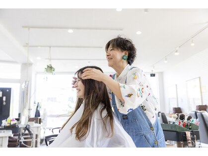 オレのカット ワタシのカラーの写真