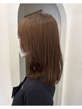 ヘアーアイスカルテット(HAIR ICI QUARTET) 暖色ベージュ/コーラルベージュ/顔周りレイヤー