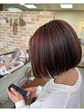 セットアップ 倉敷中庄店(SET-UP) アンブレラ/チェリーレッドミルクティーブロンド
