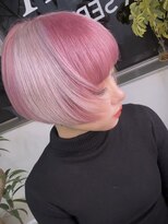 イエナ 渋谷(IENA)&nbsp;ピンクベージュインナーカラーケアブリーチミルクティーベージュ