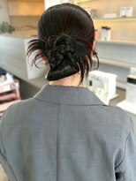 セプト 天神大名(SEPT.)&nbsp;ヘアセット 結婚式 カチモリ お団子アレンジ アップスタイル