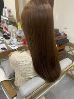 ヘアリゾート粋 ウナム 新宿東口店(enam)&nbsp;ナチュラルストレート/美髪縮毛矯正/ナチュラルブラウン