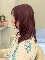 エニフォーイーストハム(Eni for eastham)&nbsp;透明感ピンクブラウン/レイヤーカット/顔まわりカット