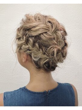 ヘア イズム 表参道(HAIR ISM) ボブ×編み込みアレンジ