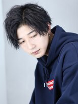 リップス 渋谷(LIPPS)&nbsp;前下がりツイストスパイラル【センターラフツイスト】