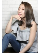 ヘアメイク アヴァロン 橋本店(HAIR MAKE Avalon)&nbsp;【Avalon橋本】外ハネパープルアッシュ［橋本/橋本駅/緑区橋本］