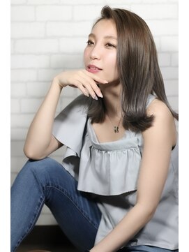 ヘアメイク アヴァロン 橋本店(HAIR MAKE Avalon) 【Avalon橋本】外ハネパープルアッシュ［橋本/橋本駅/緑区橋本］