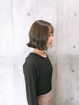 エンリッチヘア(enrich hair) 韓国人風　くびれボブ