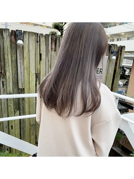 ミント(mint) 淡めグレージュ！透明感カラー！