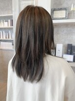 キャアリー(Caary) 福山市美容室Caary人気 立体感ローライト・グレージュカラー