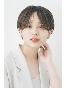 ガーデン タチカワ(garden tachikawa) 大人かわいい耳掛け小顔前下がり丸みハンサムショートボブ