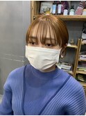 ハニーベージュショートボブ