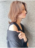【juu.】cacao beige×くびれミディアムレイヤー