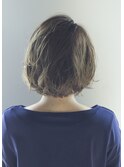 前髪ありなし似合わせ◎伸ばし中ボブおススメ◎/横浜髪質改善