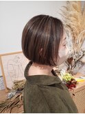 白髪ぼかしハイライト
