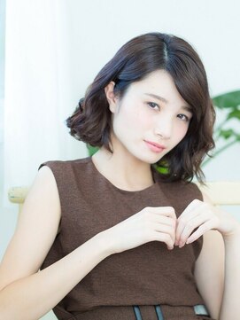 メンズアンドレディース モテナ ニュアンスカラー 抜け感ヘア 大人ボブ【モテナ 豊田 浄水】
